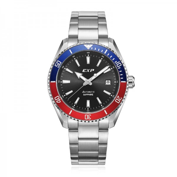 Expedition 6860 Silver Blue Red MABSSBARE Automatic